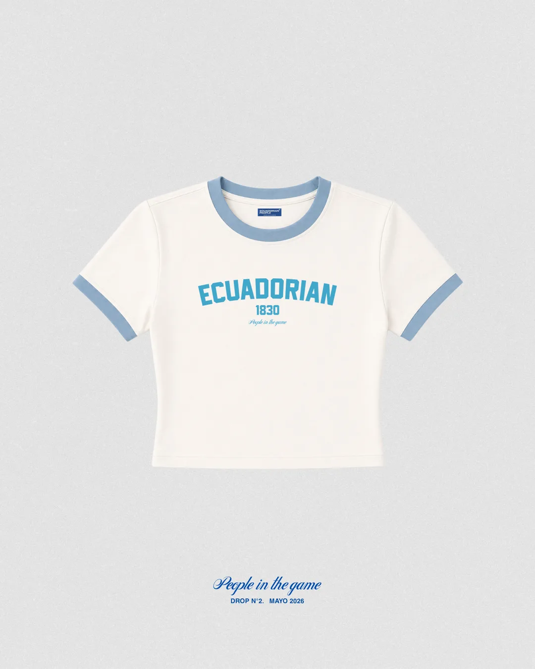 Baby Tee Blanca 1830